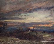 John Constable Hampstead Heath,sun setting over Harrow 12 September 1821 Germany oil painting artist